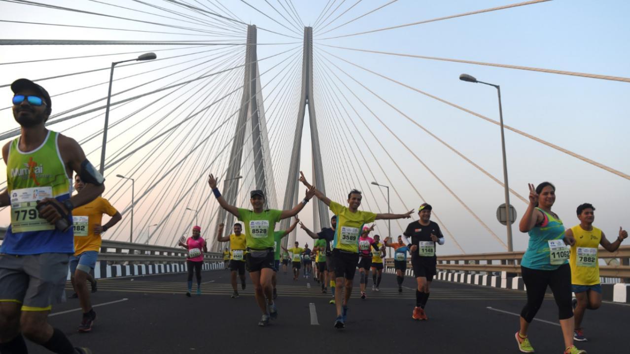 The marathon returns as a beacon of hope after two dismal years dished by the Covid-19 pandemic. Photo Courtesy: AFP
